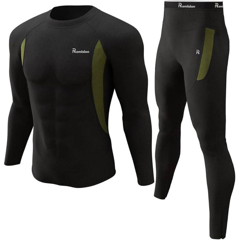 MSRP $36 romision Men's XL Thermal Underwear Long Johns Fleece Lined Hunting